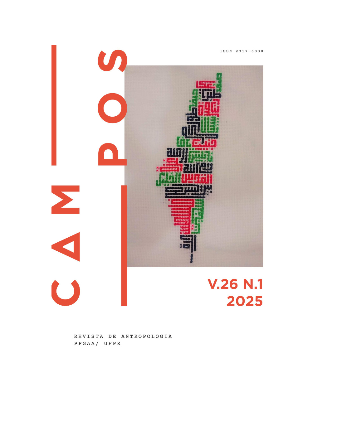 Bordado palestino, de Rahaf Hussin