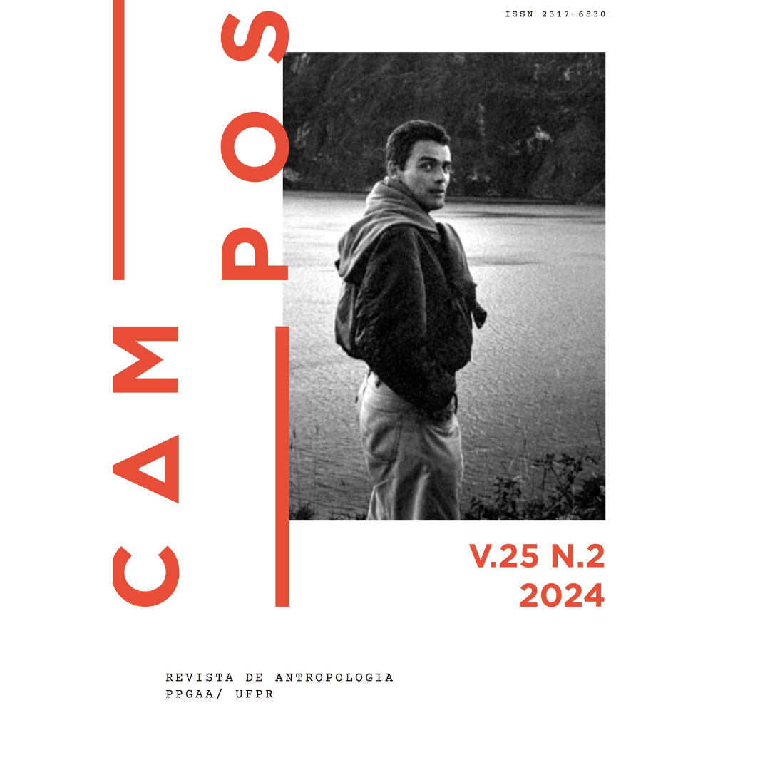 Foto da capa Peter Gow. Cuicocha, Equador, 1997. Foto de Carlos Fausto.