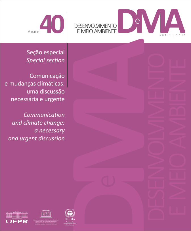 					View Vol. 40 (2017): Communication and Climate Change: a necessary and urgent discussion
				