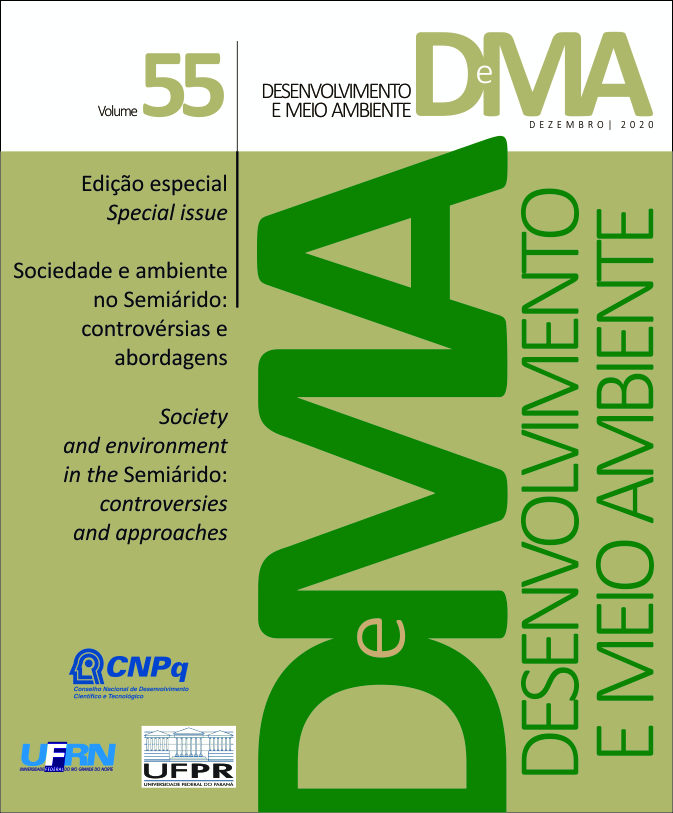 					View Vol. 55 (2020): Society and environment in the Semiarido: controversies and approaches
				