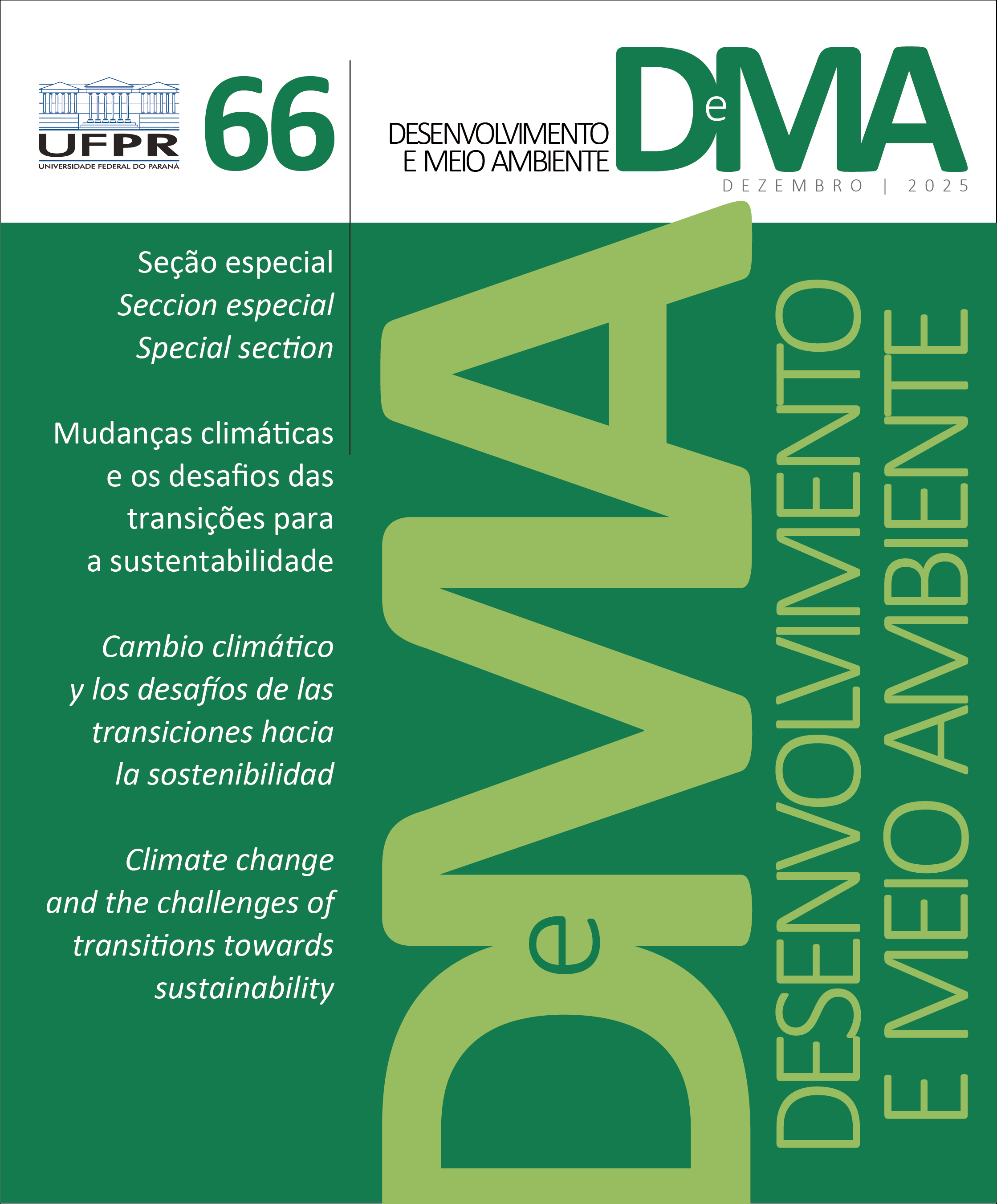 					Visualizar v. 66 (2025): Mudanças climáticas e os desafios das transições para a sustentabilidade
				