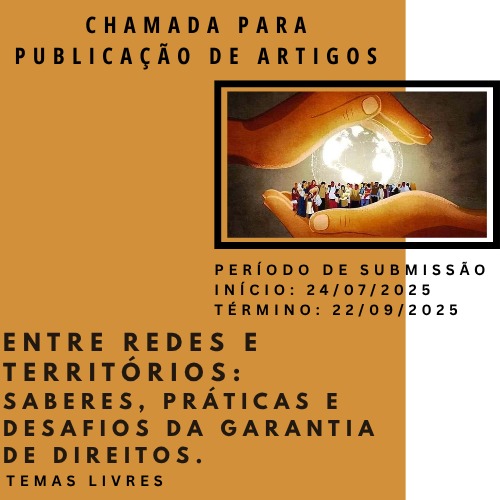 A presente edição da Revista Resistência Litoral tem como proposta evidenciar a temática "Entre Redes e Territórios: Saberes, Práticas e Desafios da Garantia de Direitos". Esta edição contempla a submissão de artigos temáticos e de temas livres, voltados à área social, com reflexões críticas sobre as dimensões que envolvem a garantia de direitos nos diferentes contextos territoriais.